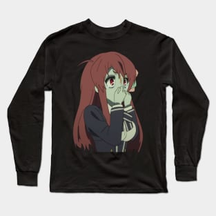 Shocked Sakura Long Sleeve T-Shirt